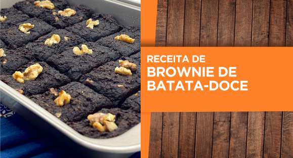 Receita: Brownie de batata-doce