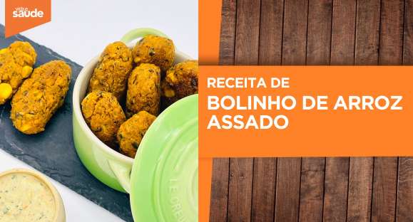 Receita: Bolinho de arroz assado