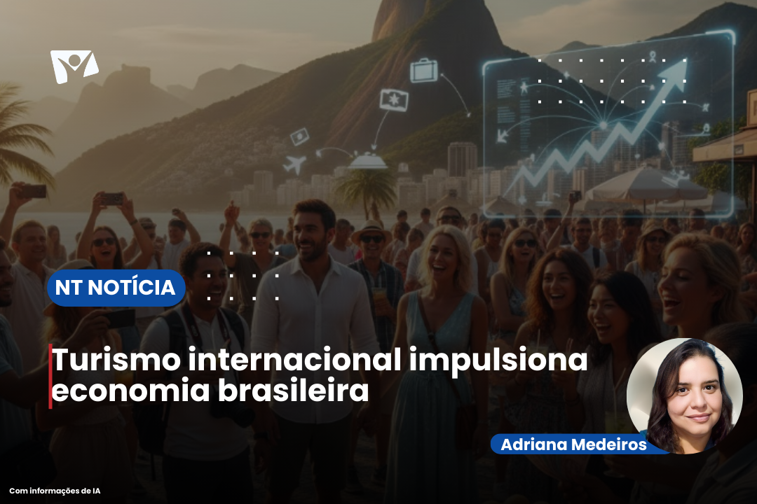 Turismo internacional impulsiona economia brasileira