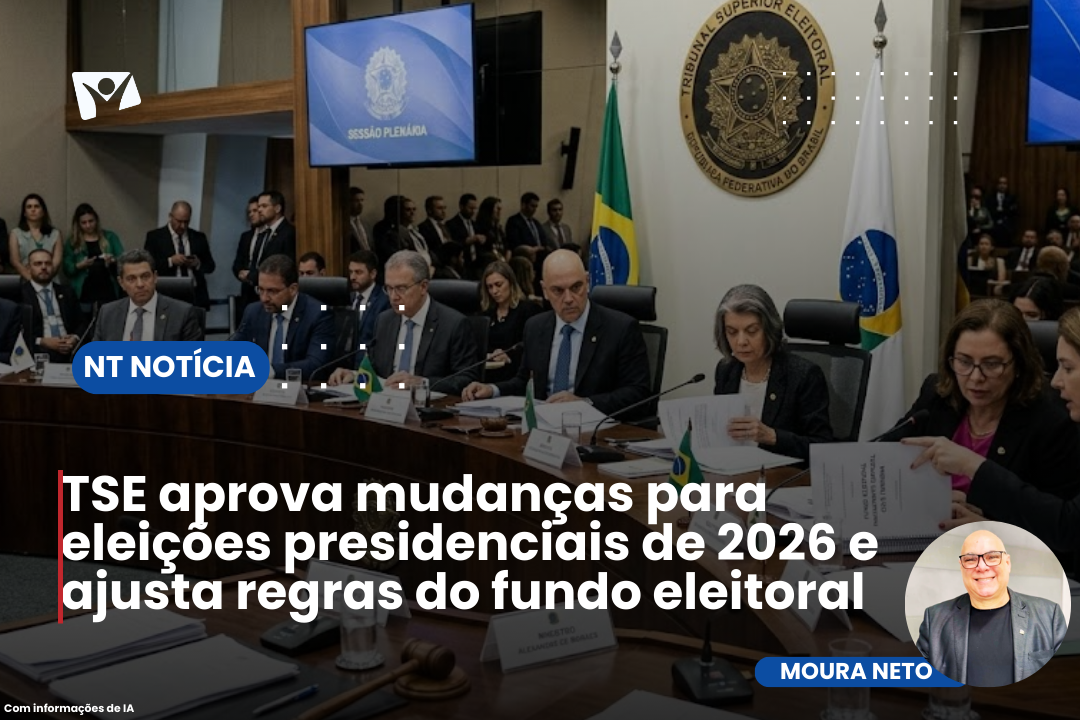 TSE aprova mudanças para eleições presidenciais de 2026 e ajusta regras do fundo eleitoral