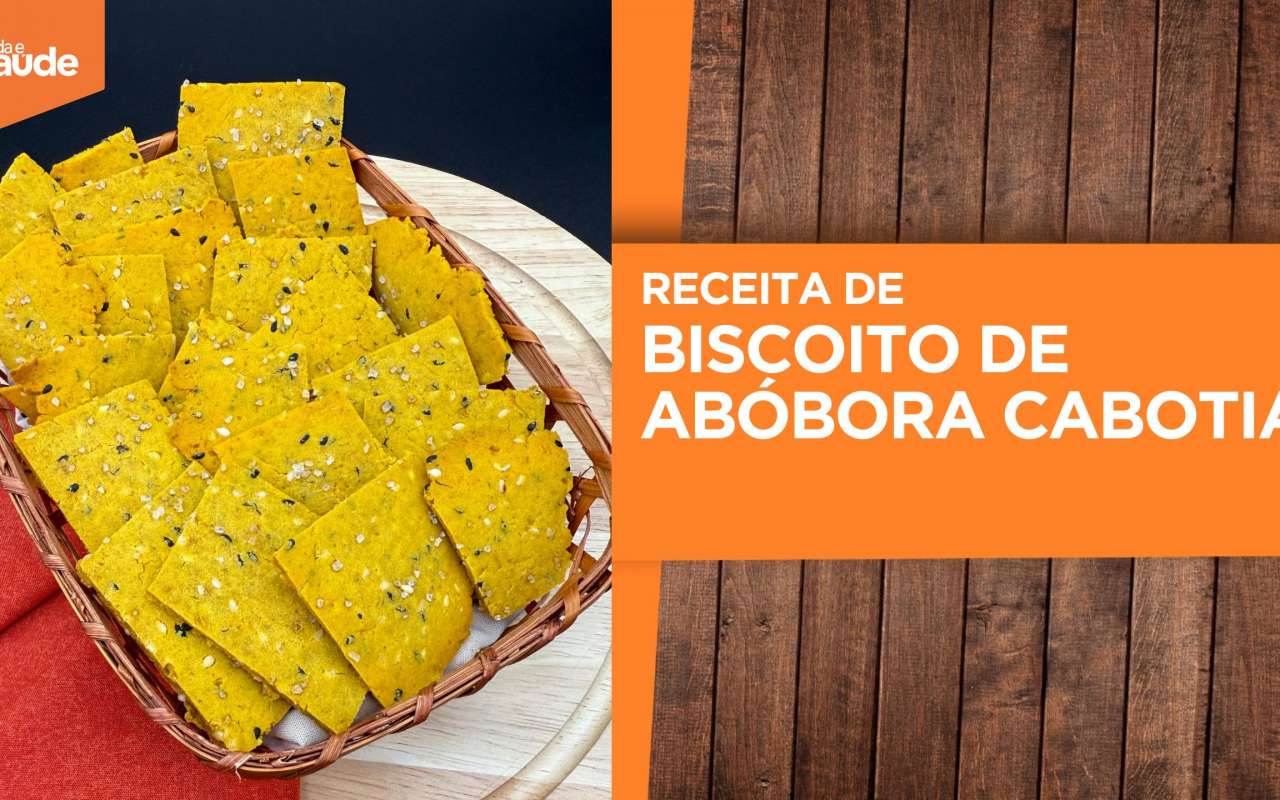 Receita: Biscoito de abóbora cabotiá
