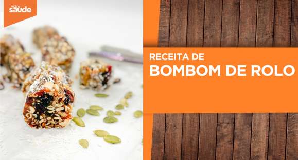Receita: Bombom de rolo