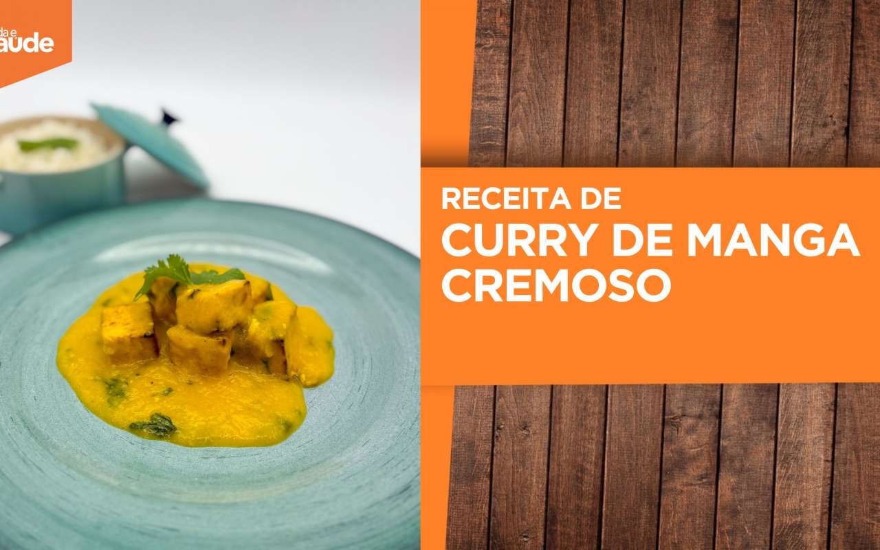 Receita: Curry de manga cremoso