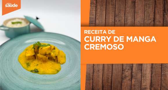 Receita: Curry de manga cremoso