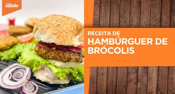 Receita:  Hambúrguer de brócolis