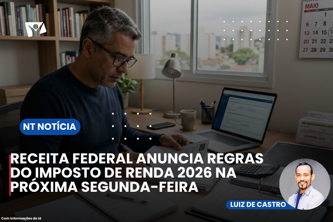 RECEITA FEDERAL ANUNCIA REGRAS DO IMPOSTO DE RENDA 2026 NA PRÓXIMA ...