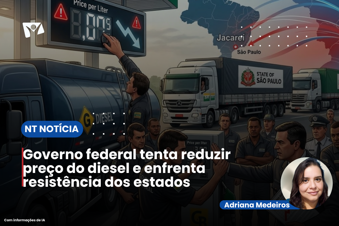 Governo federal tenta reduzir preço do diesel e enfrenta resistência dos estados
