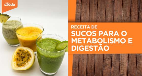 Receitas: Sucos para o metabolismo e digestão