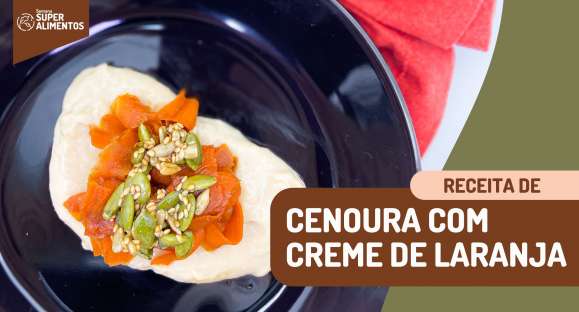 Receita: Cenoura com creme de laranja