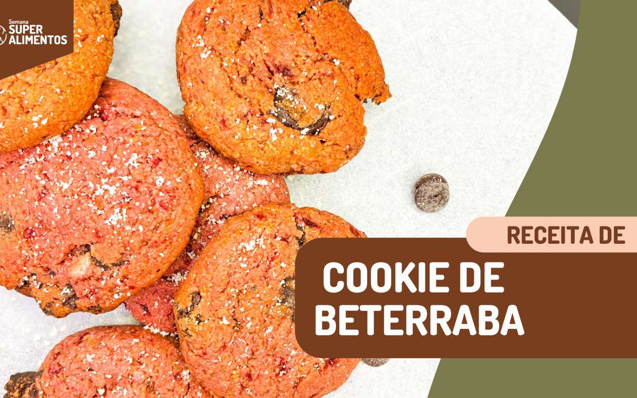 Receita: Cookie de beterraba