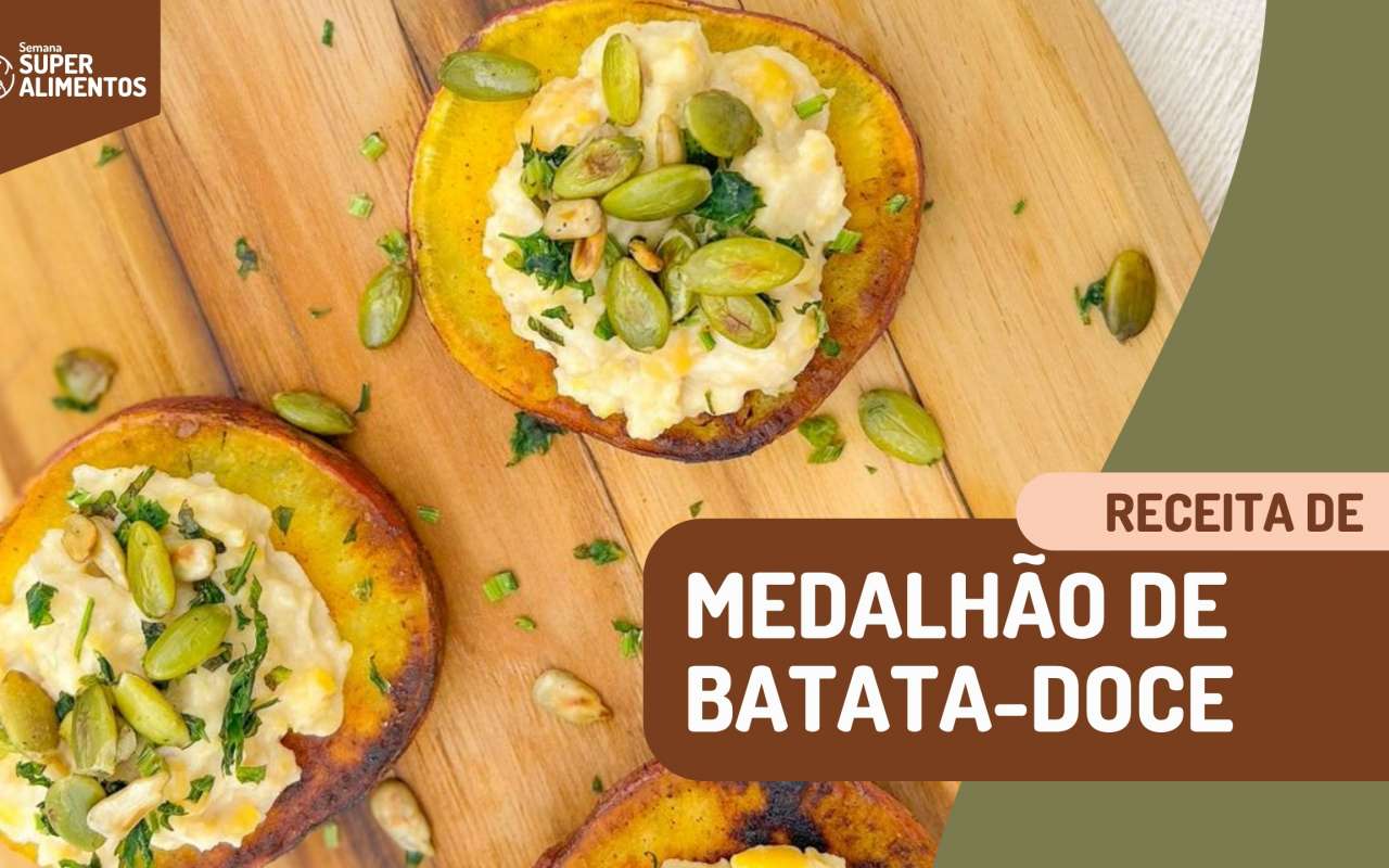 Receita: Medalhão de batata-doce