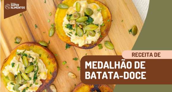 Receita: Medalhão de batata-doce