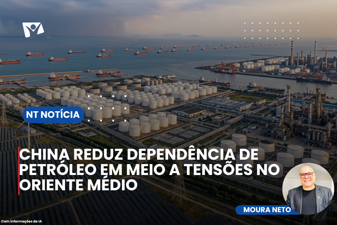 CHINA REDUZ DEPENDÊNCIA DE PETRÓLEO EM MEIO A TENSÕES NO ORIENTE MÉDIO