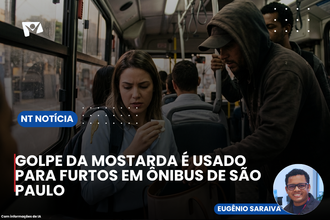 GOLPE DA MOSTARDA É USADO PARA FURTOS EM ÔNIBUS DE SÃO PAULO