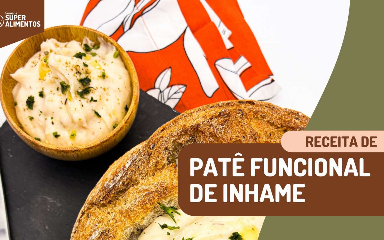 Receita: Patê funcional de inhame