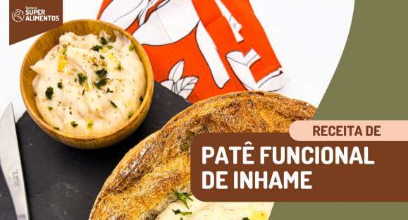 Receita: Patê funcional de inhame