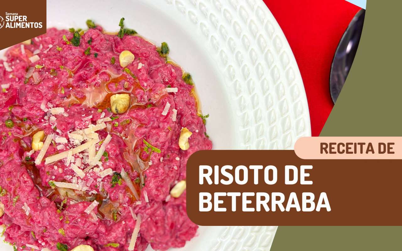 Receita: Risoto de beterraba