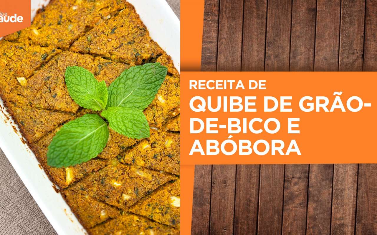 Receita: Quibe de grão-de-bico e abóbora