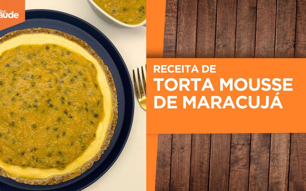 Receita: Torta mousse de maracujá