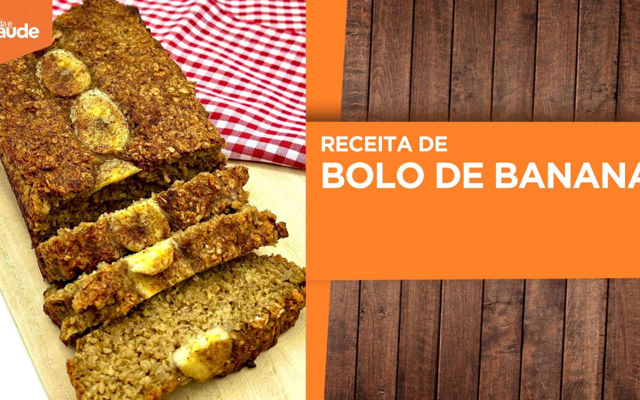 Receita: Bolo de banana