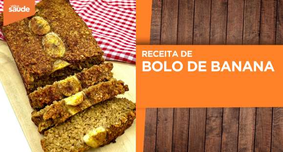 Receita: Bolo de banana