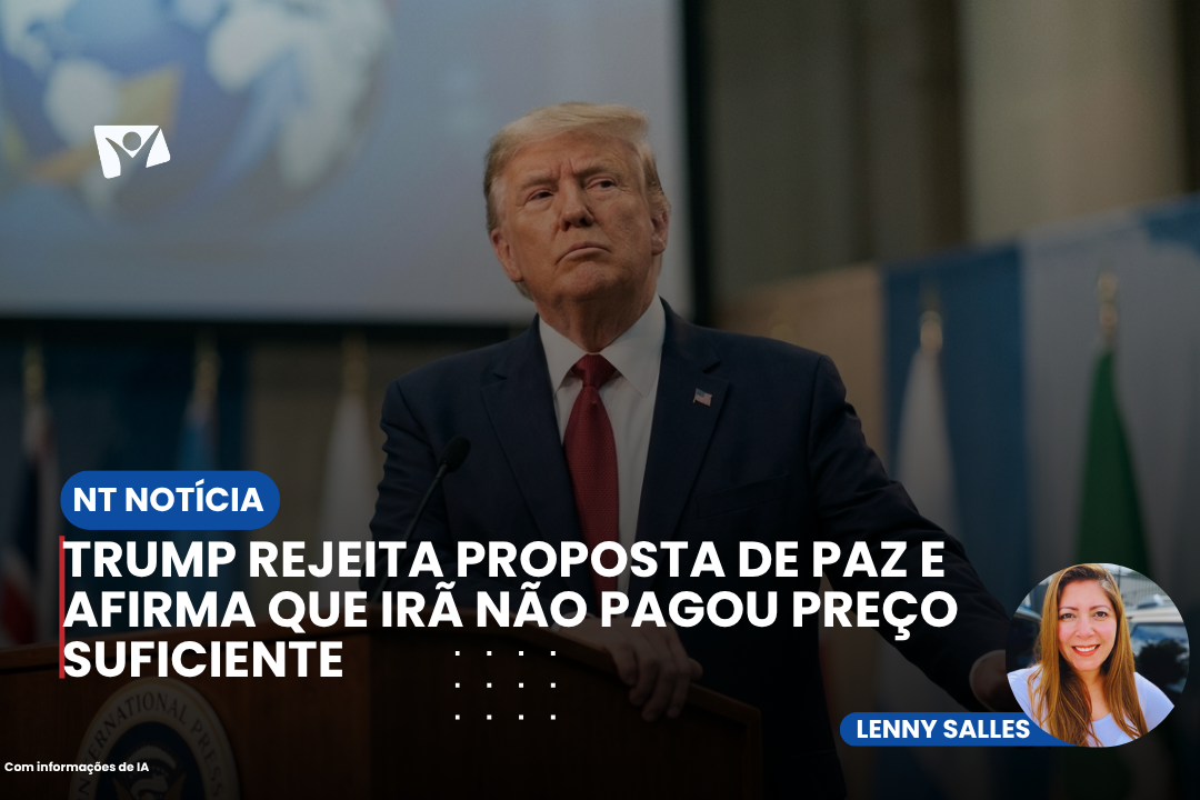 Trump rejeita proposta de paz e afirma que Irã não pagou preço suficiente