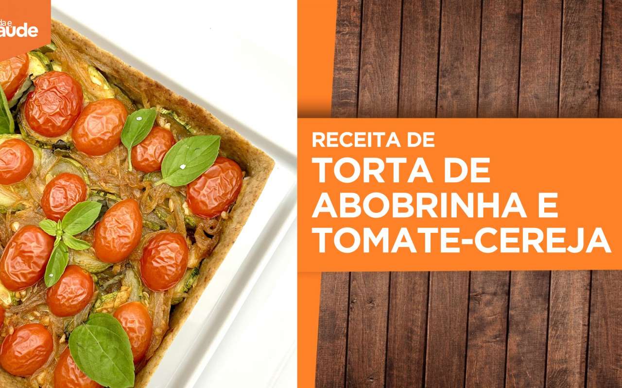 Receita: Torta de aborinha e tomate cereja