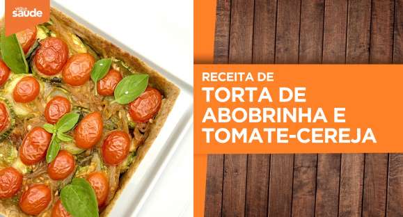 Receita: Torta de aborinha e tomate cereja