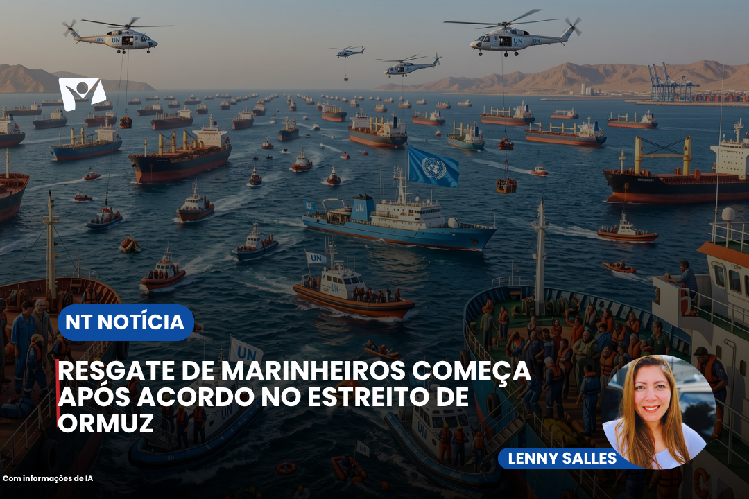 RESGATE DE MARINHEIROS COMEÇA APÓS ACORDO NO ESTREITO DE ORMUZ