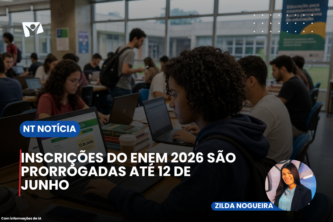Inscrições do Enem 2026 são prorrogadas até 12 de junho - Rede Novo ...