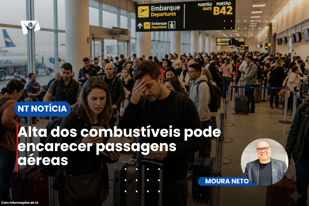 Alta dos combustíveis pode encarecer passagens aéreas