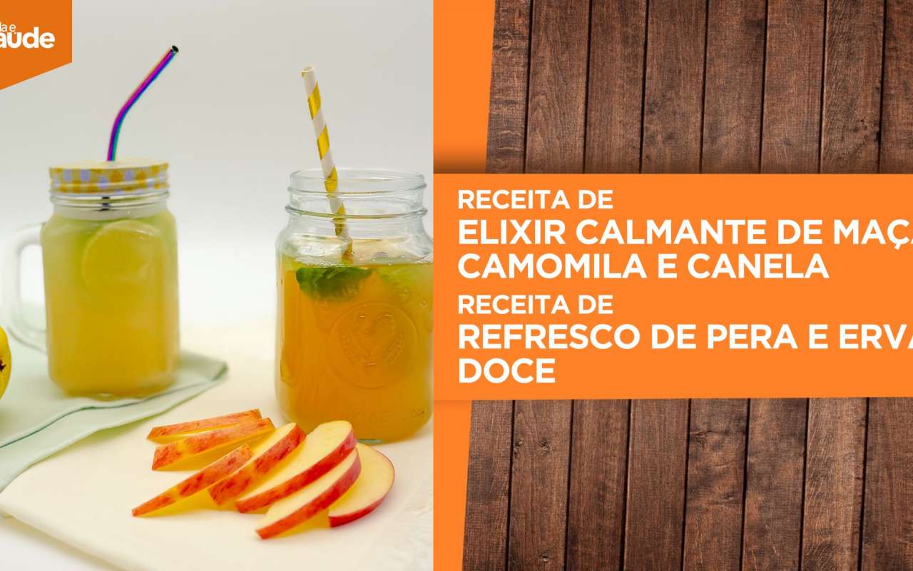 Receita: Elixir calmante de maçã, camomila e canela