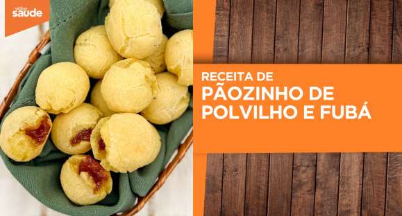 Receita: Pãozinho de polvilho e fubá
