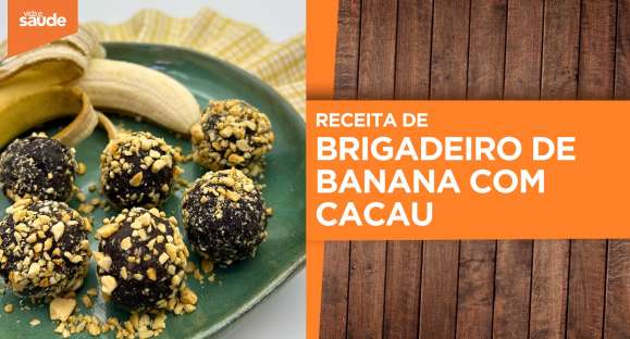 Receita: Brigadeiro de banana com cacau