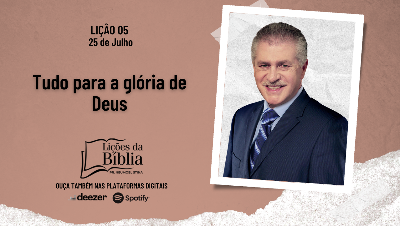 Tudo para a glória de Deus