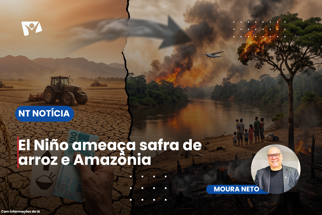 El Niño ameaça safra de arroz e Amazônia