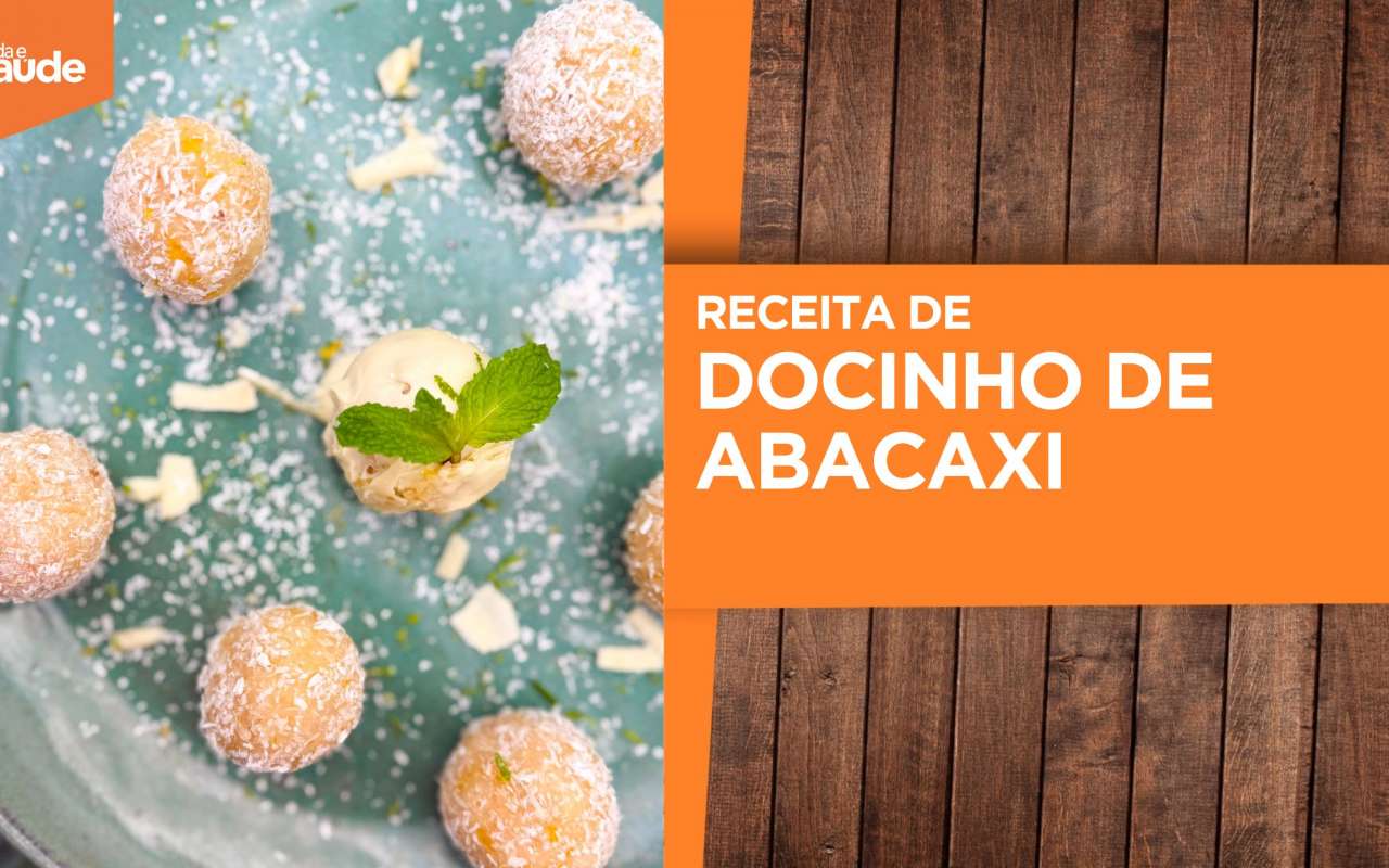 Receita: Docinho de abacaxi