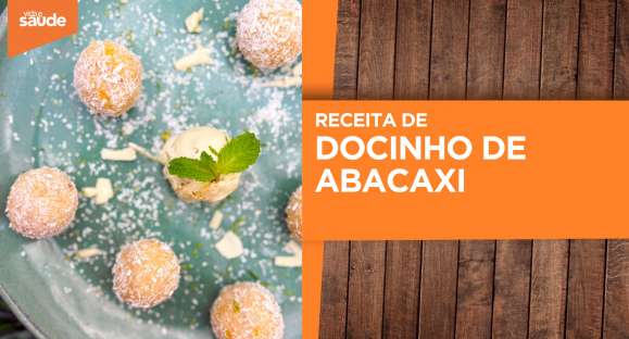 Receita: Docinho de abacaxi