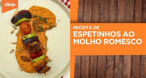 Receita: Espetinhos ao molho romesco