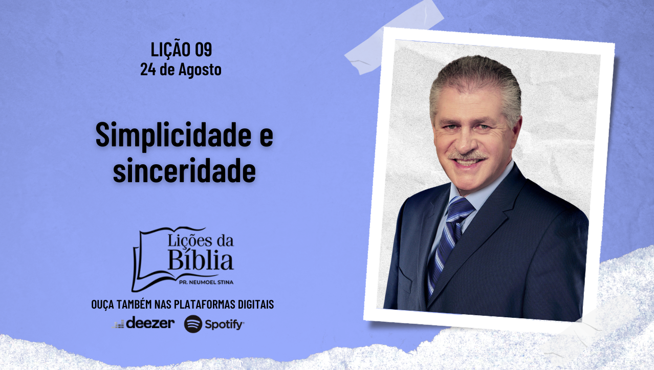 Simplicidade e sinceridade