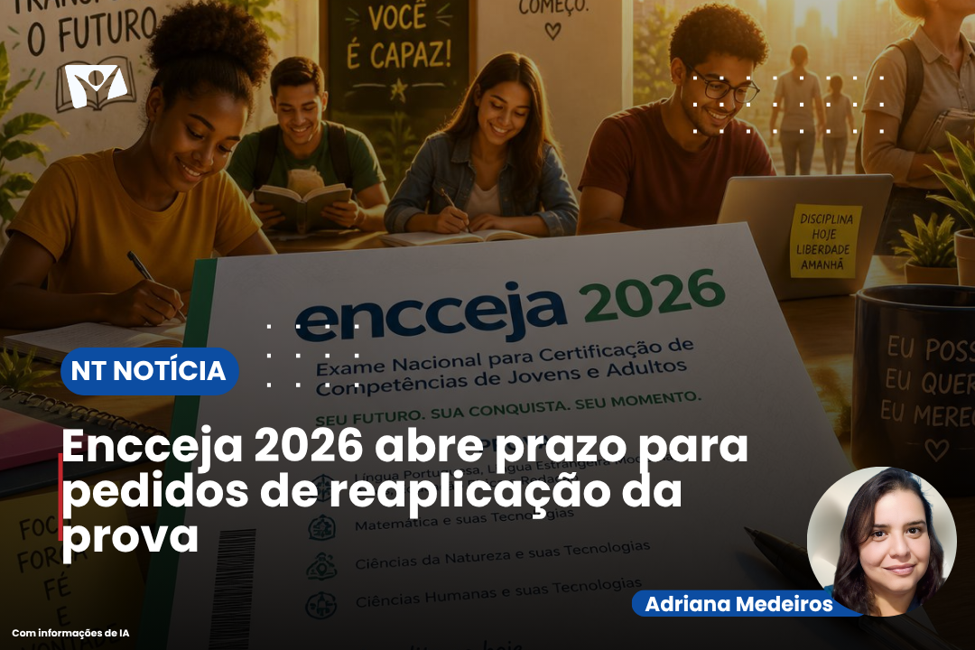 Encceja 2026 abre prazo para pedidos de reaplicação da prova