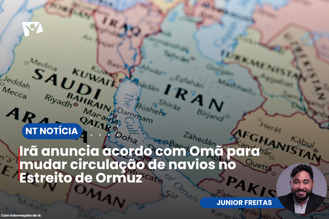 Irã anuncia acordo com Omã para mudar circulação de navios no Estreito de Ormuz