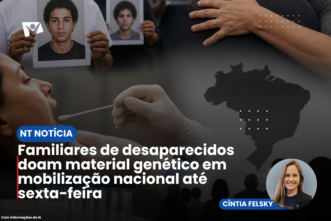 Familiares de desaparecidos doam material genético em mobilização nacional até sexta-feira