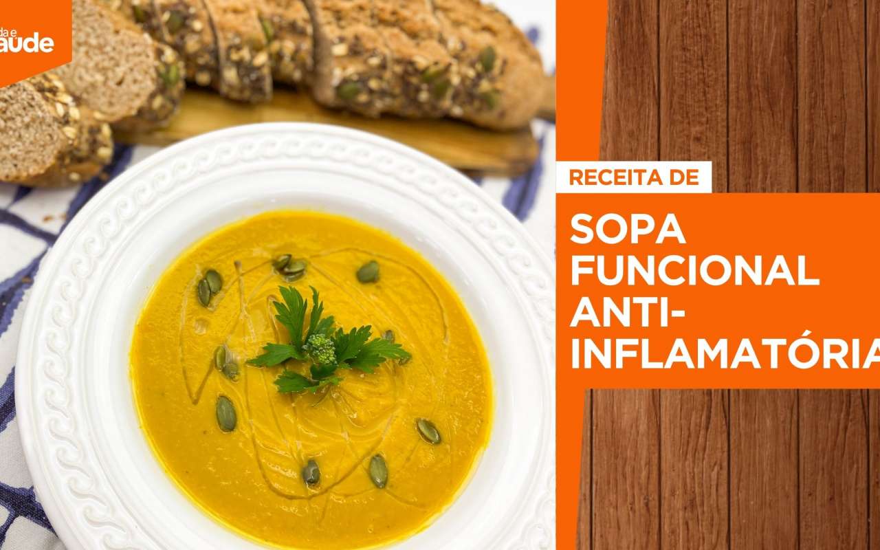 Receita: Sopa funcional anti-inflamatória