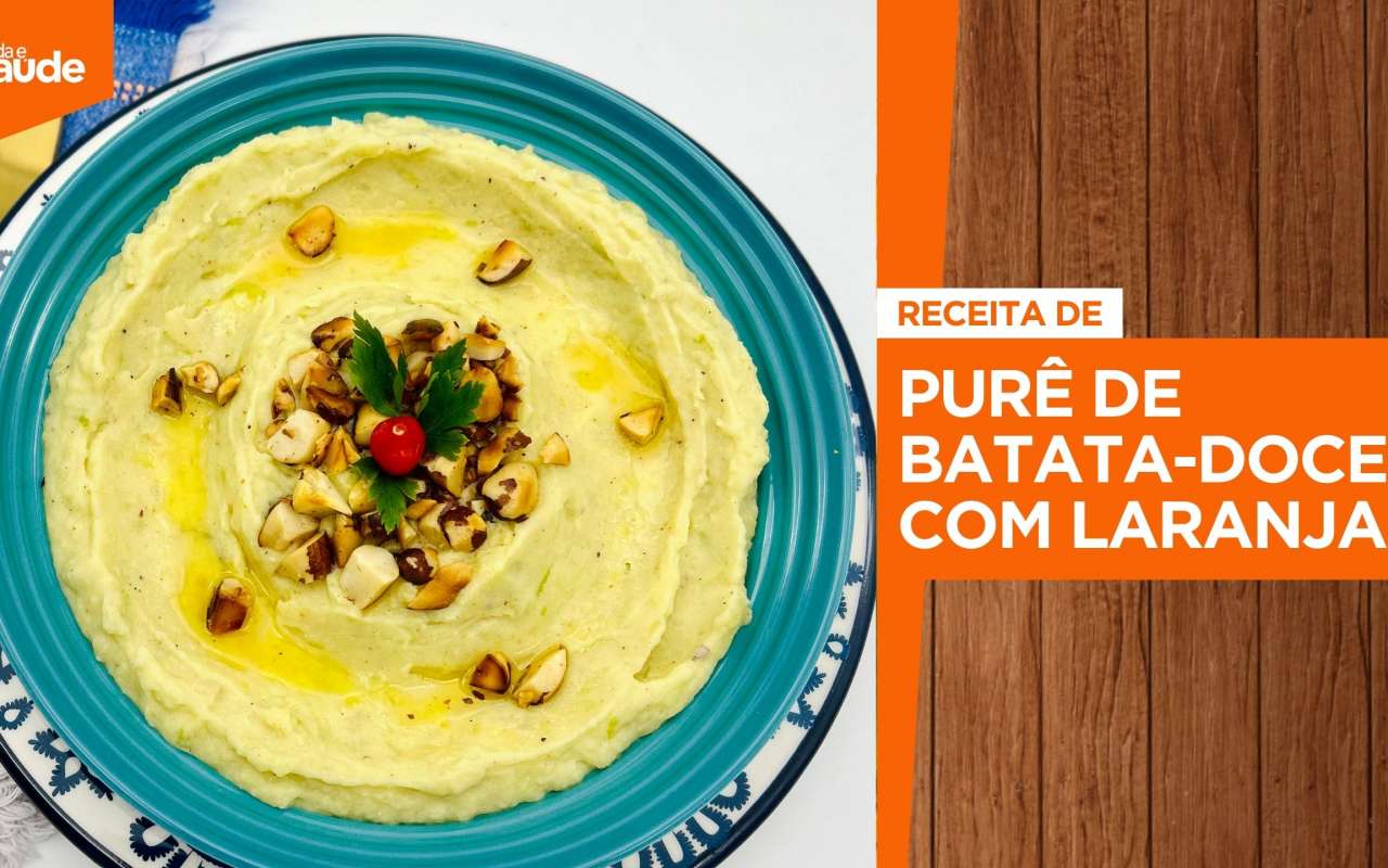 Receita: Purê de batata-doce com laranja