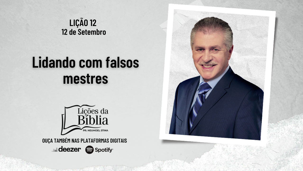 Lidando com falsos mestres