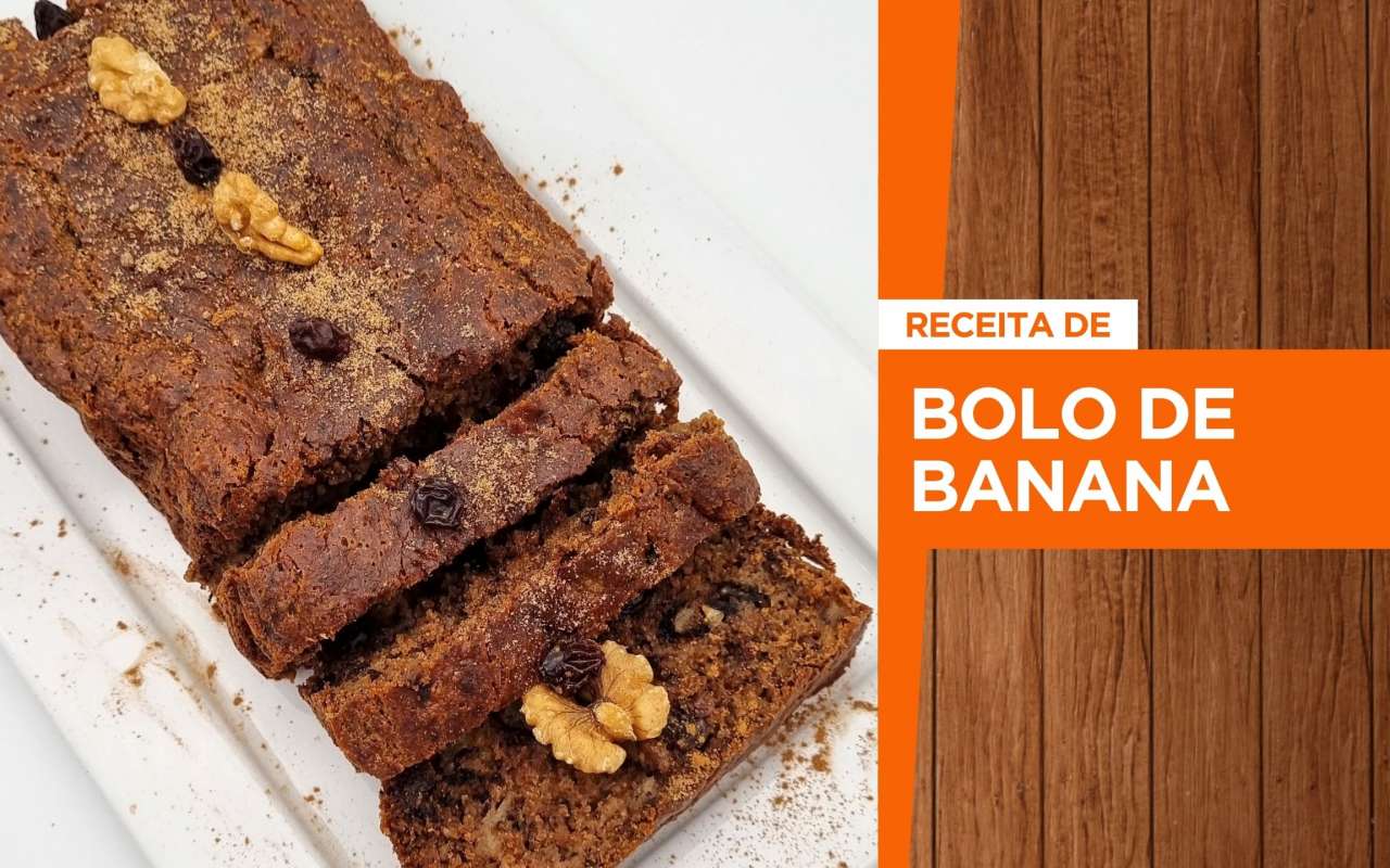 Receita: Bolo de banana