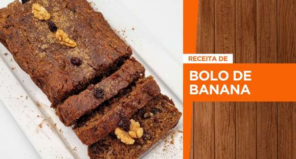 Receita: Bolo de banana