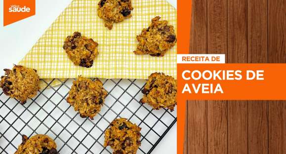 Receita: Cookies de aveia