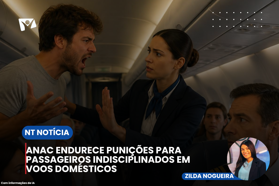 Anac endurece punições para passageiros indisciplinados em voos domésticos